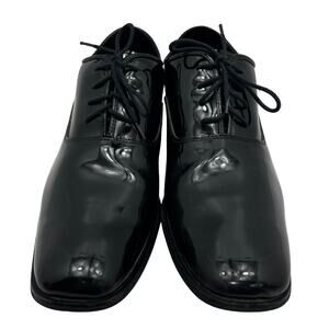 Special Occasions 98003 Black Upper Plain Toe Oxford Mens 11.5 Dress Shoes